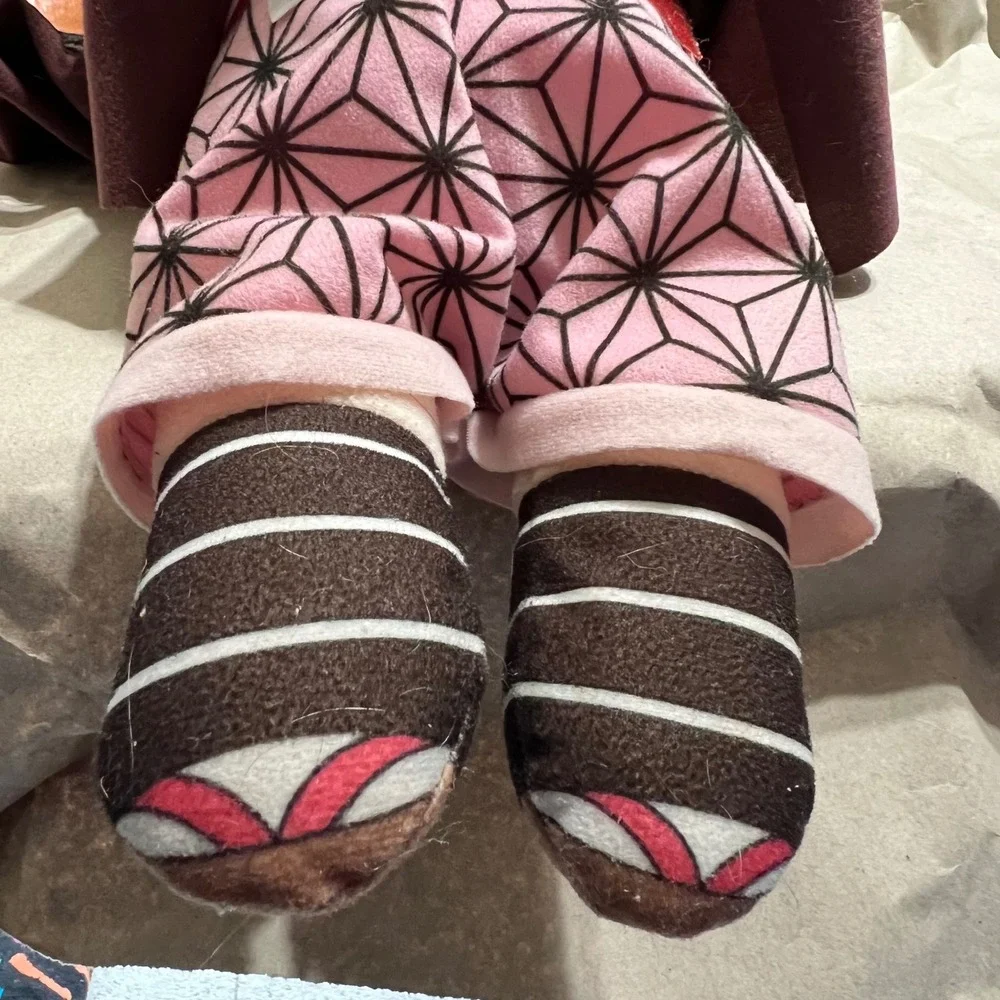 SEGA Nezuko Kamado Plush Demon Slayer Kimetsu no Yaiba Pink Kimono Toy Anime - Picture 6 of 9